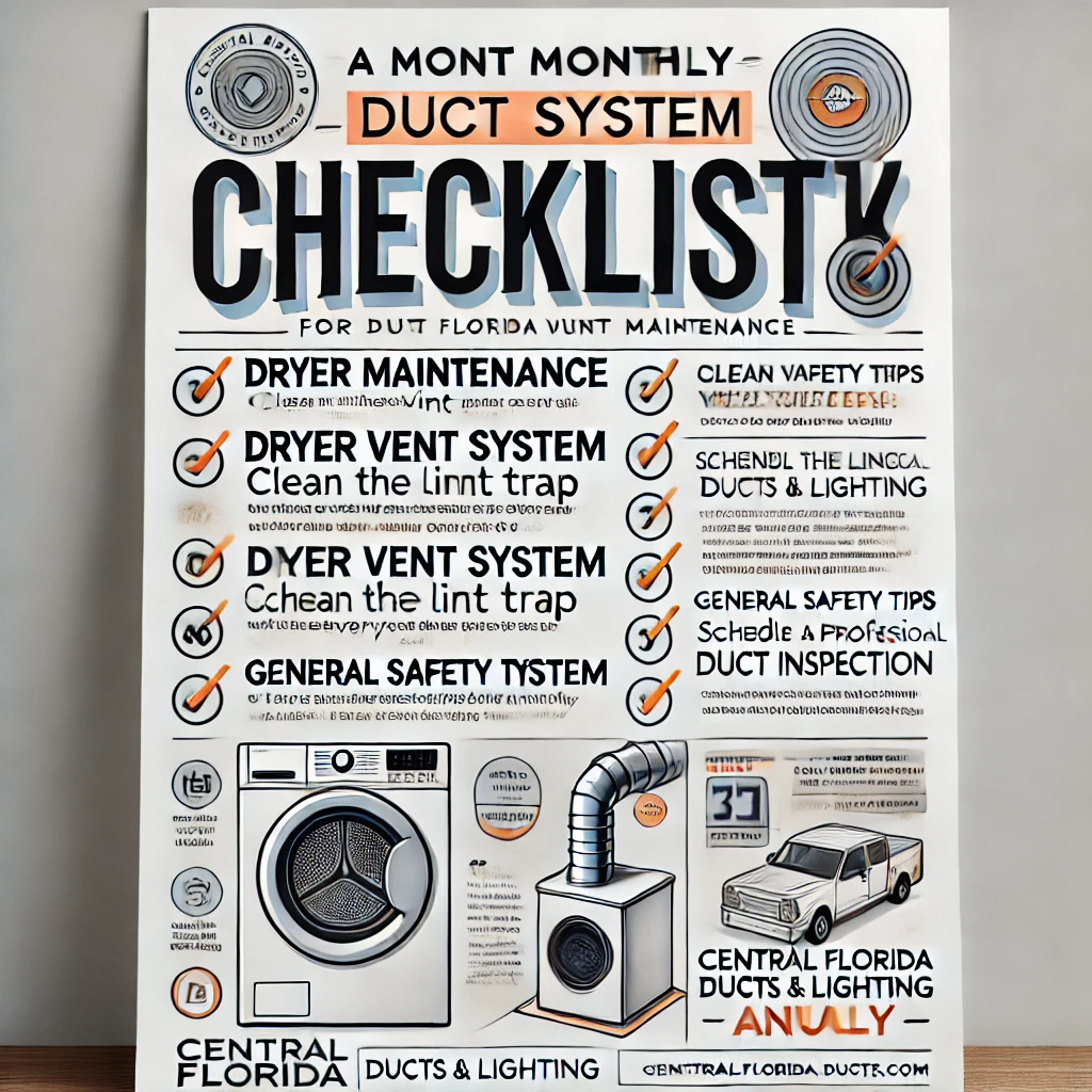 dryer cleaning checklist