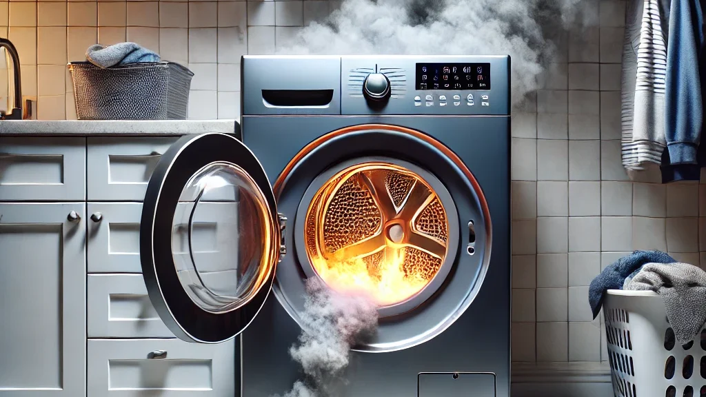 a dryer in celebration, florida broken due to lint clog