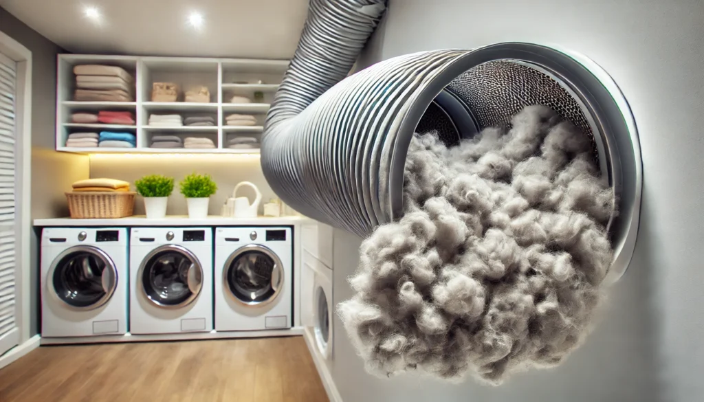 clogged dryer vent in a winter haven home